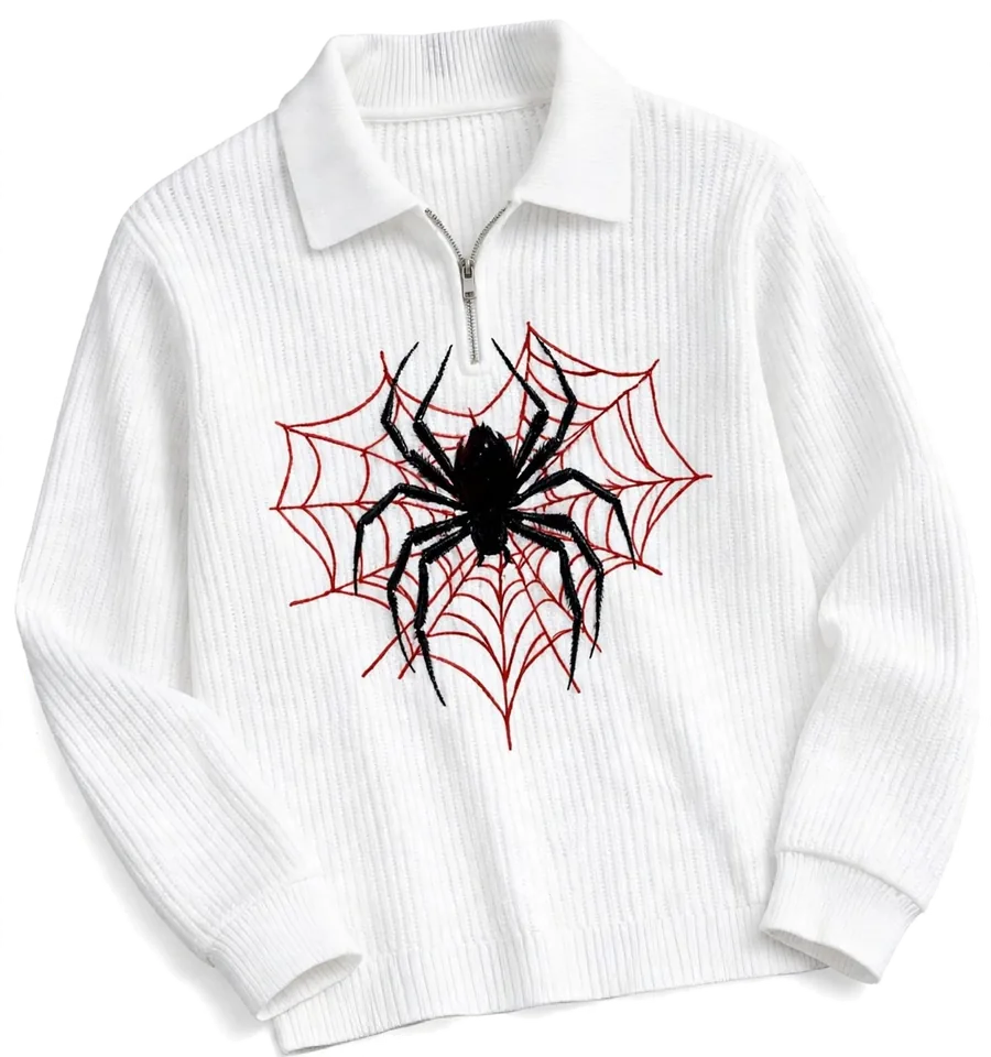 Widow Knit Polo — Ivory