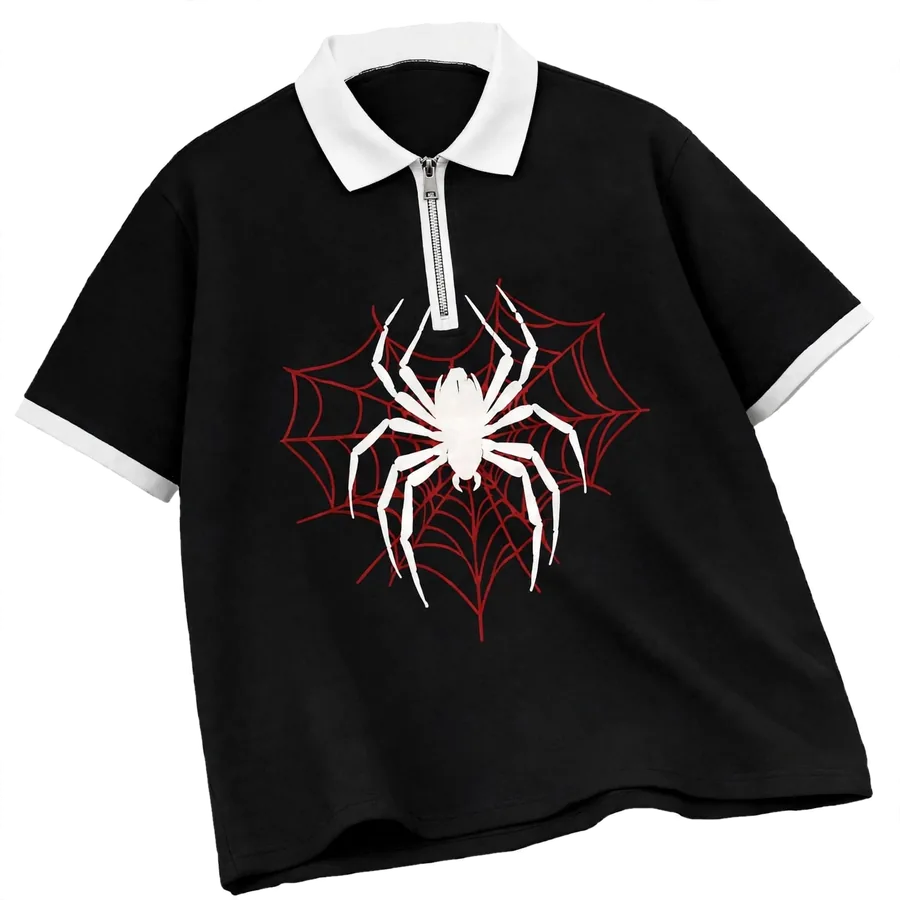 Widow Zip Polo Tee